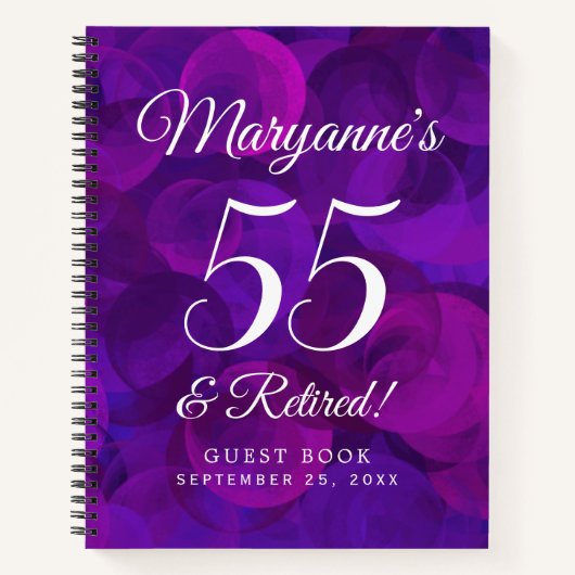 パープエレガントル55および除退職した職パーティー ノートブック (正面)