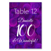パープエレガントル90と非バースデーストップタパーティー テーブルナンバー (裏面)