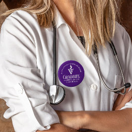 パープカスタムル獣医学校卒業 缶バッジ