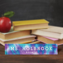 パープカラフルルブルー絞り染め先生