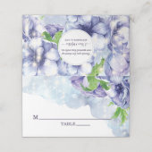 パープパーソナライズされたルフローラア結婚ネモン プレイスカード (外部開封)