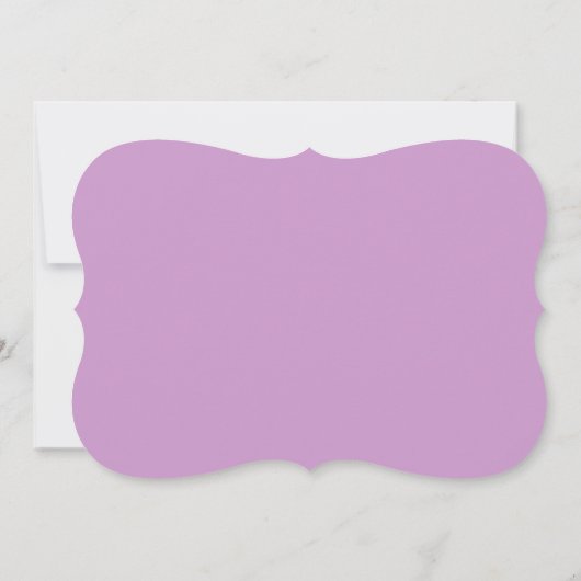 パープファンシールベビーシャワー招待状 招待状 (裏面)