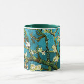 パープミンアーモンドツリーバンゴッホファインアート マグカップ (中央)