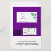 パープモダンラピーコッ結婚クの大きなキャンディバーラップ (正面/裏面)