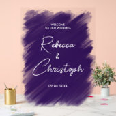 パープモダンラ絵を描結婚ン歓迎アクリル アクリルサイン (ウェディング)