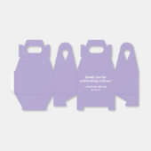 パープモダンルはっきりしたバルミツワーカスタムサンキュー フェイバーボックス (折り畳みなし)