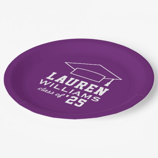 パープモダンルカスタム卒業党 ペーパープレート (アングル)