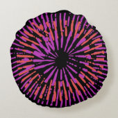 パープモダンルカラフルラウンド装飾用クッション ラウンドクッション (裏面)