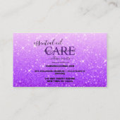 パープモダンルグリッター油気に 名刺 (裏面)