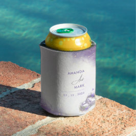 パープモダンルミニマル薄紫トレンディー 缶クーラー
