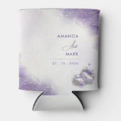 パープモダンルミニマル薄紫トレンディー 缶クーラー (正面)