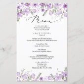 パープモダンル結婚のメニュー (正面)