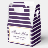 パープモダンル結婚の感謝 フェイバーボックス (オープン)