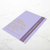 パープモダンル結婚ズ箔招待状 箔招待状 (回転した状態)