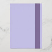 パープモダンル結婚ズ箔招待状 箔招待状 (裏面)