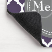 パープモノグラムのル&グレークローバー マウスパッド (コーナー)