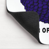 パープルおもしろいラム中国の年〔占星術の〕十二宮図マウスパッド マウスパッド (コーナー)