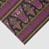 パープルおよび金ゴールドアールデコの切り離しティッシュペーパー 薄葉紙 (詳細)