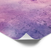 パープルお洒落クイル書署名イベントポスター ポスター (コーナー)