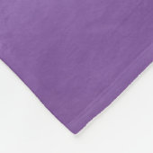 パープルかわいらしパンジーフローラギフトブランケット フリースブランケット (角)