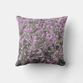 パープルかわいらしヘザーフローラ アウトドアクッション (裏面)