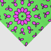 パープルかわいらし&ライムグリーンフローラデコパージュ 薄葉紙 (詳細)