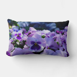 パープルかわいらし! ランバークッション