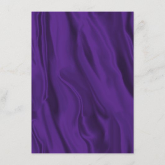 パープルきらめくおよび金ゴールド結婚リングや輪の詳細 エンクロージャーカード (裏面)