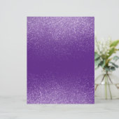 パープルきらめくグリッターダストスクラップブック紙 (スタンド正面)
