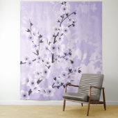 パープルさくらんぼ花 タペストリー (インサイチュ)