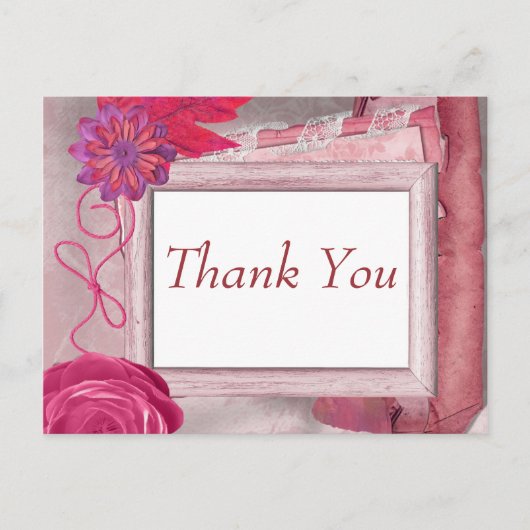 パープルさん素朴 ポストカード (正面)