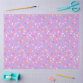 パープルつや消しアイシング&ドーナツ 薄葉紙 (クラフト)