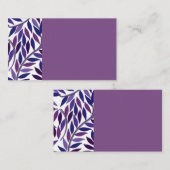 パープルつる植物名刺 名刺 (正面/裏面)