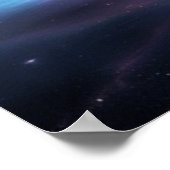 パープルで良い効果を発揮やる気を起こさせる ポスター (角)