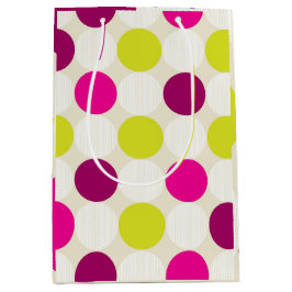 パープルとイエロー ミディアムペーパーバッグ