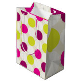 パープルとイエロー ミディアムペーパーバッグ (裏面アングル)