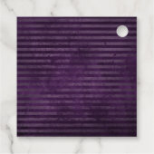 パープルとグリーンのバラ フェイバータグ (裏面)