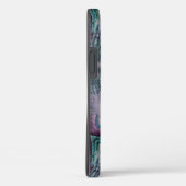 パープルとターコイズグリーンモダンサイエンスフィクション Case-Mate iPhoneケース (裏面 / 右)