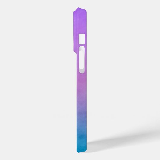 パープルとターコイズパーソナライズされたの電話ケース Case-Mate iPhoneケース (裏面 / 左)