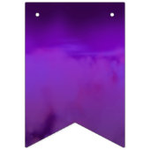 パープルとターコイズフェアリー誕生日 バンティングフラッグ (第1の旗)