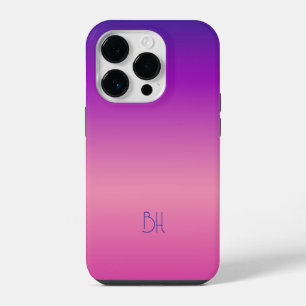 パープルとピンクのグラデーション背景 iPhone 14 PROケース