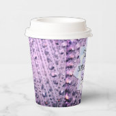 パープルとピンクのビーエレガントズ誕生日 紙コップ (右)