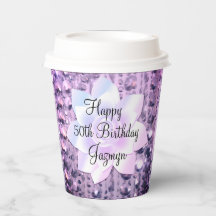 パープルとピンクのビーエレガントズ誕生日