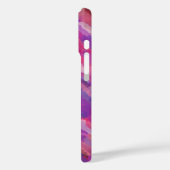 パープルとピンクの抽象的パターン Case-Mate iPhoneケース (裏面 / 左)
