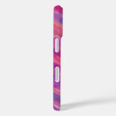 パープルとピンクの抽象的パターン Case-Mate iPhoneケース (裏面 / 右)
