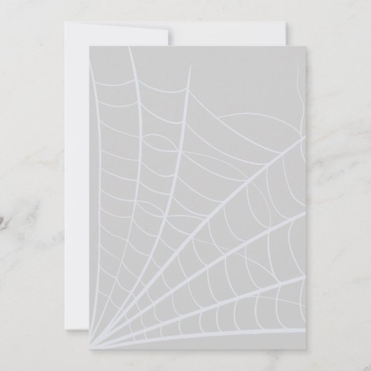 パープルとブラックのムーディースダーク結婚式招待状 招待状 (裏面)