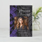 パープルとブラック 招待状 (スタンド正面)