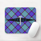 パープルとブループレイドマウスパッド- HAMbyWG マウスパッド (マウス)