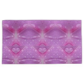 パープルとマウーブのピローケースのペア 枕カバー (正面右)