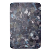 パープルとラベンダー絵を描(ばちゃばちゃ)跳ねる バスマット (正面縦)